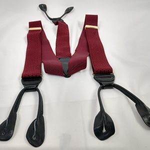 Men's Elastic Button End Y- Back 1 1/4" Suspender